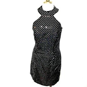 Loralie 90’s  Y2K Prom Cocktail Sequin Style Party Vintage Dress